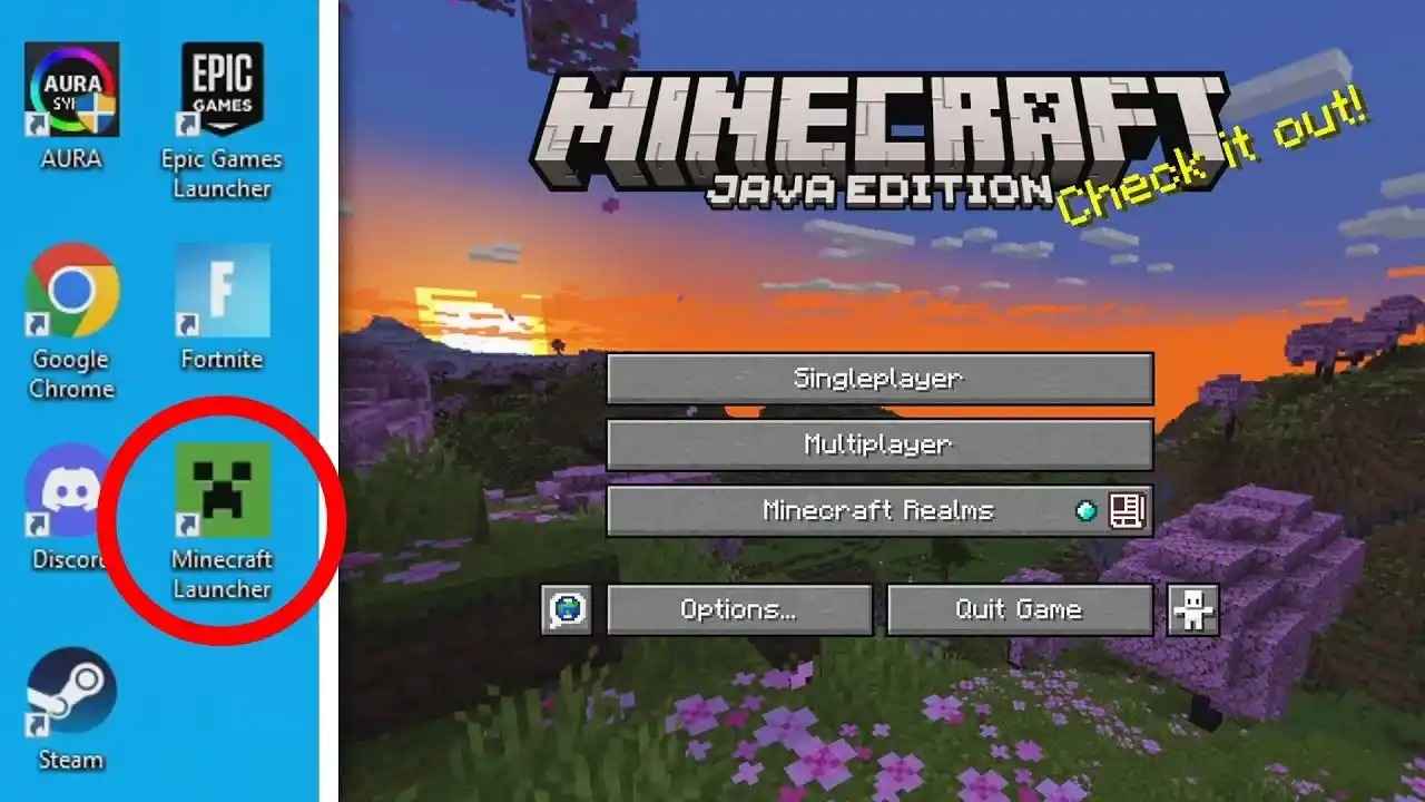 YT Thumbnail How to DOWNLOAD MINECRAFT ON PC EASY METHOD JAVA EDITION